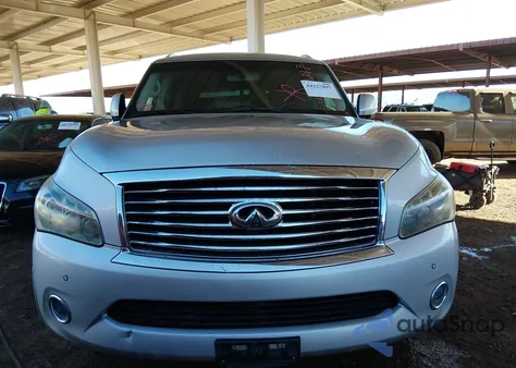 2012 Infiniti Qx56 z USA, uszkodzony, nr VIN JN8AZ2NF7C9515021